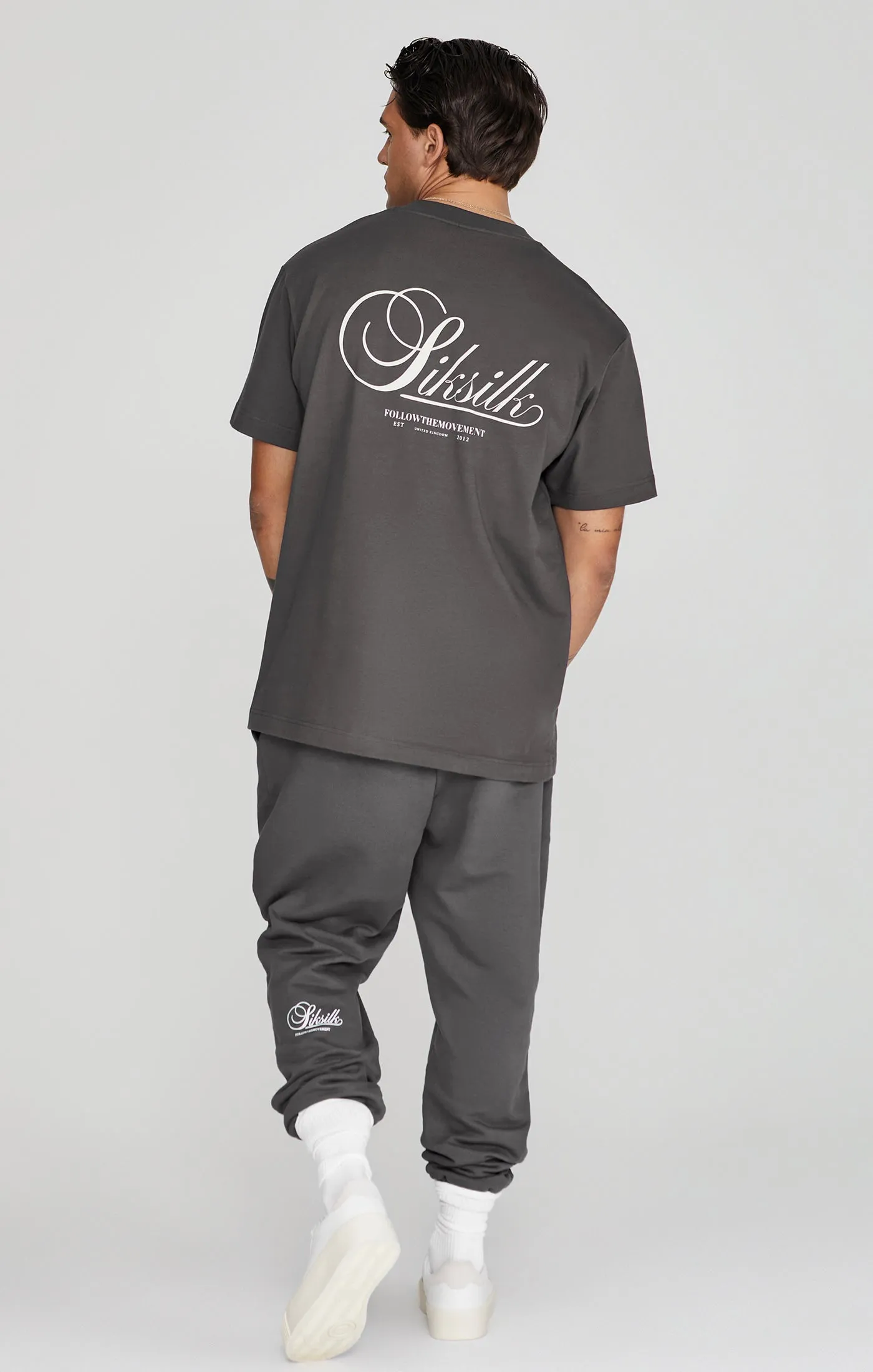 Grey Graphic T-Shirt sold by Siksilk product image thumbnail 5