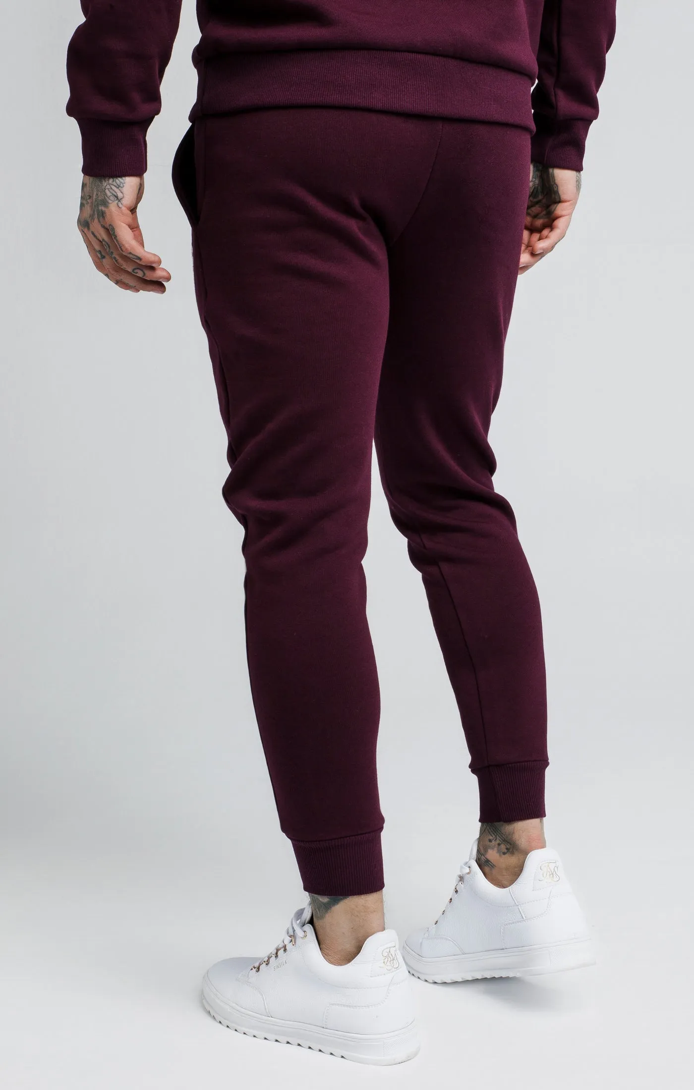 SikSilk Joggers - Burgundy sold by Siksilk product image thumbnail 2
