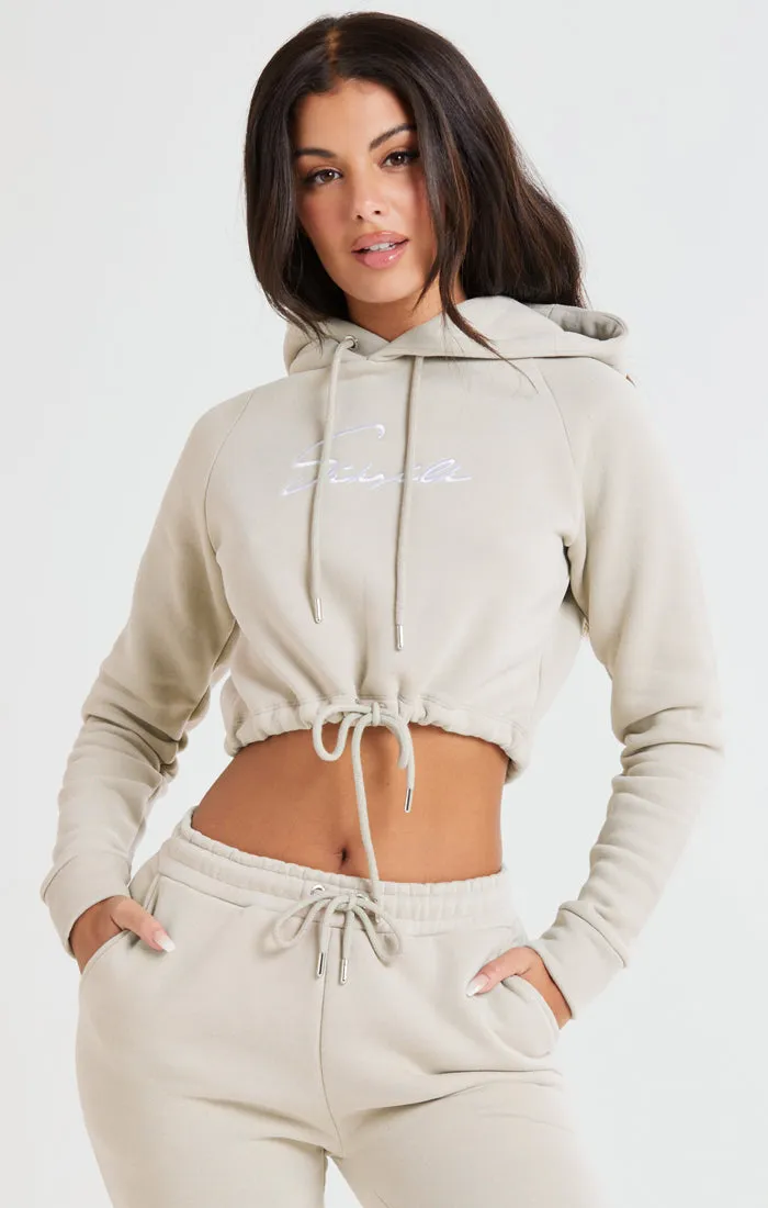 SikSilk Essential Cropped Hood - Beige sold by Siksilk product image thumbnail 2