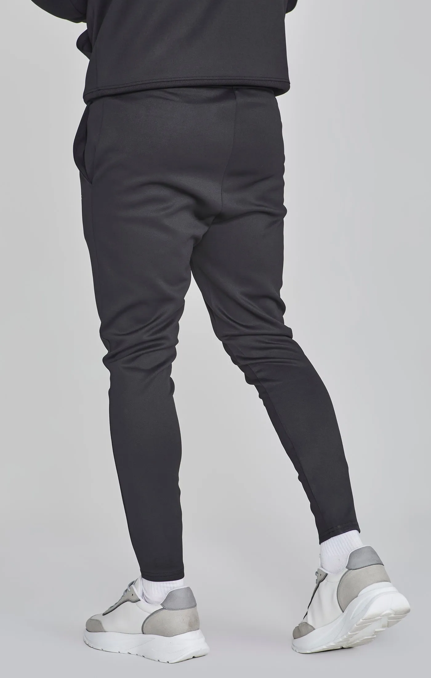 Black Muscle Fit Joggers sold by Siksilk product image thumbnail 4