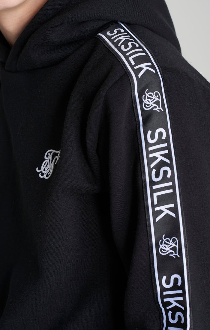Boys Black Fleece Taped Tracksuit sold by Siksilk product image thumbnail 6