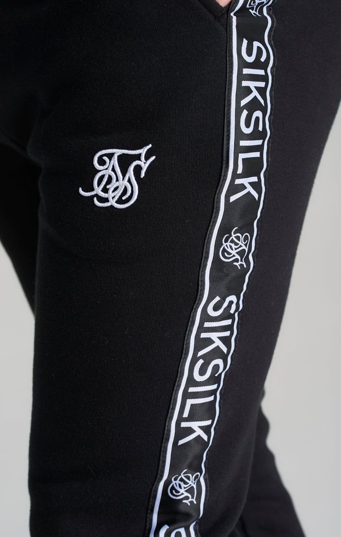 Boys Black Fleece Taped Tracksuit sold by Siksilk product image thumbnail 11