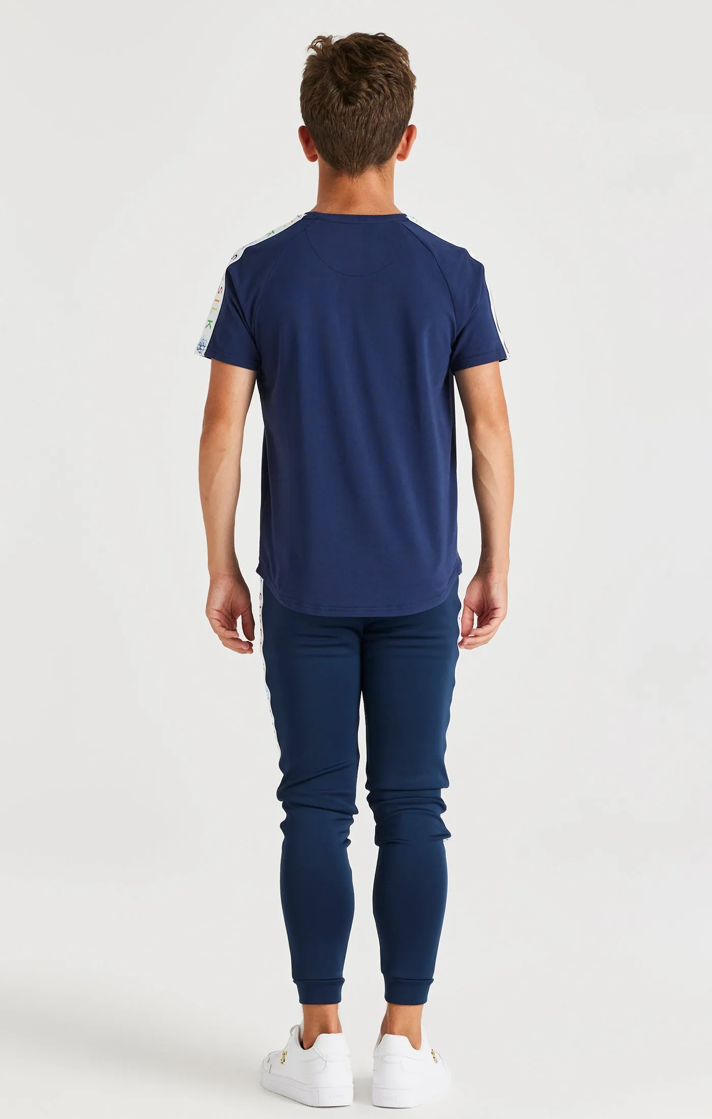 SikSilk Rainbow Joggers - Navy sold by Siksilk product image thumbnail 5