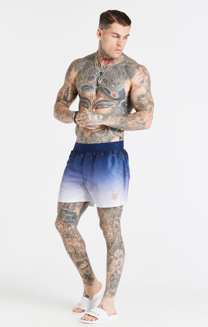 Navy Fade Swim Short sold by Siksilk product image thumbnail 3