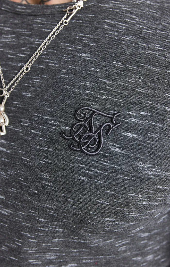 Black Long Sleeve Muscle Fit T-Shirt sold by Siksilk product image thumbnail 3