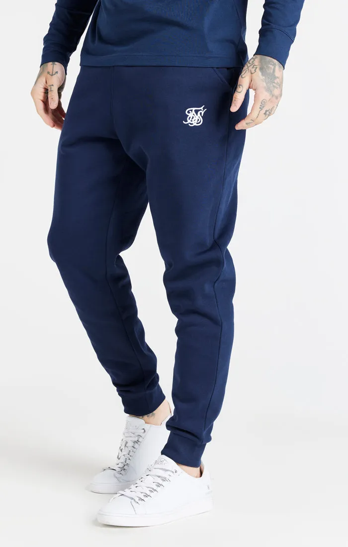 Navy Essential Cuffed Jogger sold by Siksilk