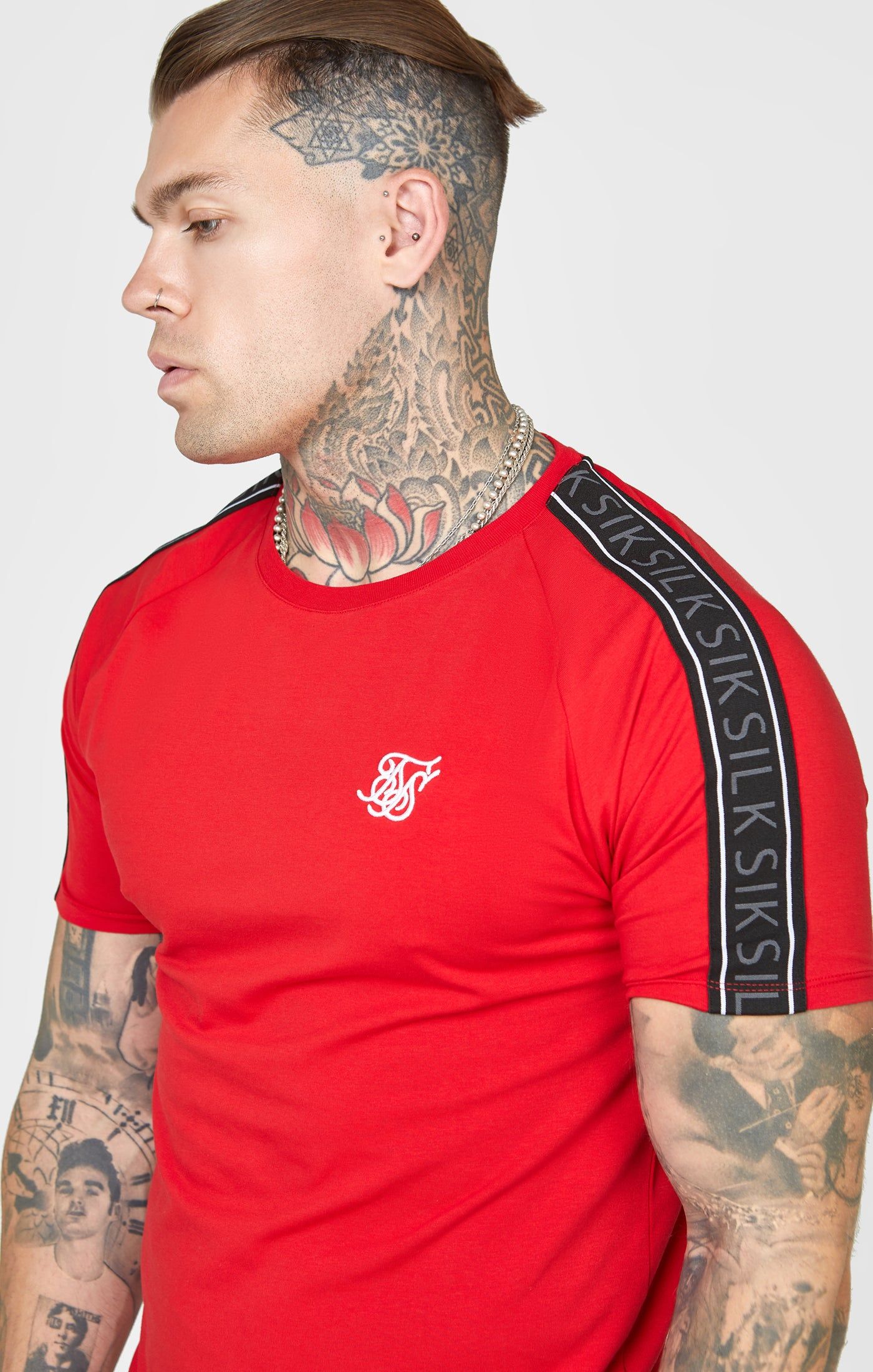 Red Taped T-Shirt sold by Siksilk product image thumbnail 2