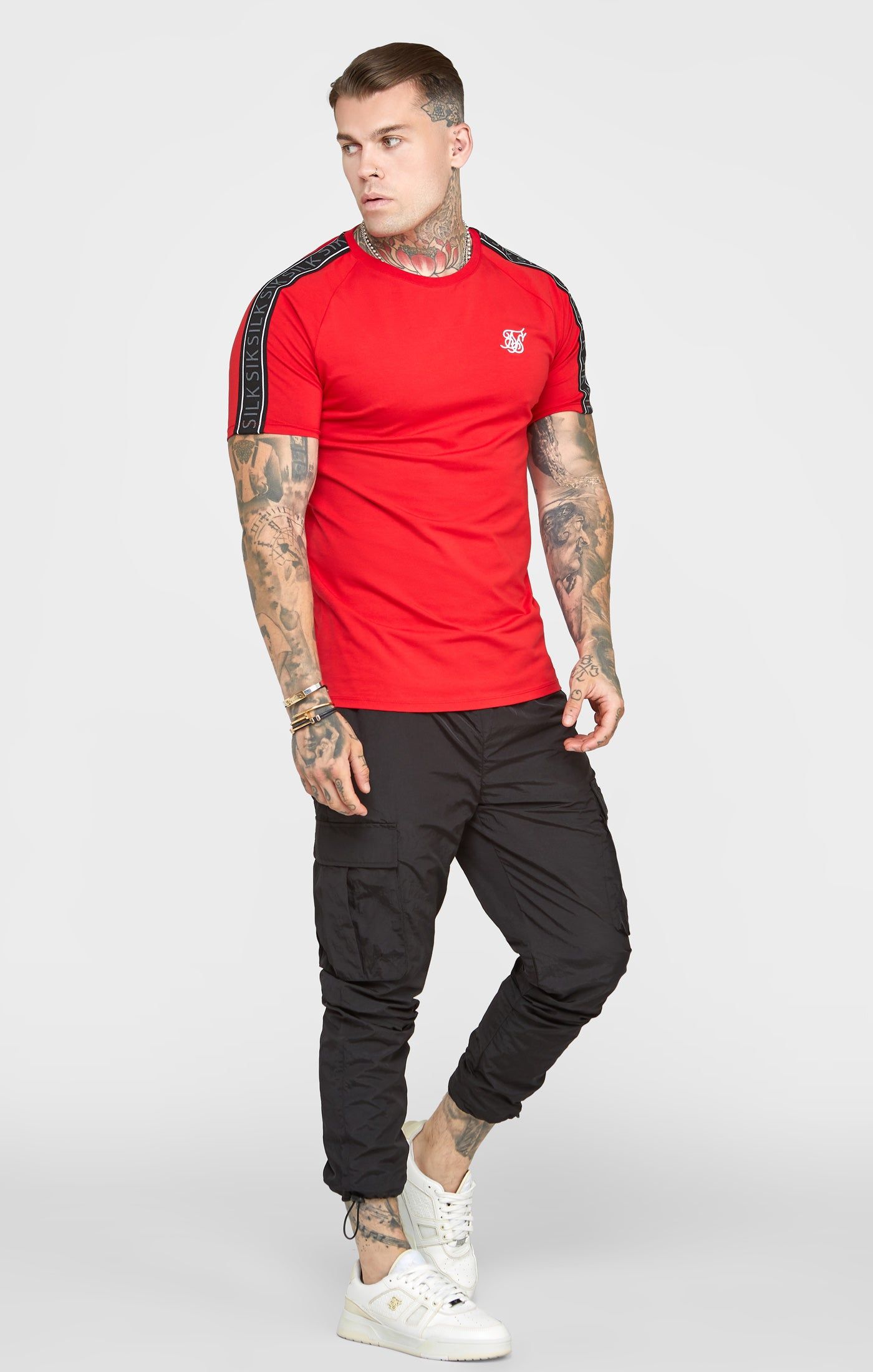 Red Taped T-Shirt sold by Siksilk product image thumbnail 4