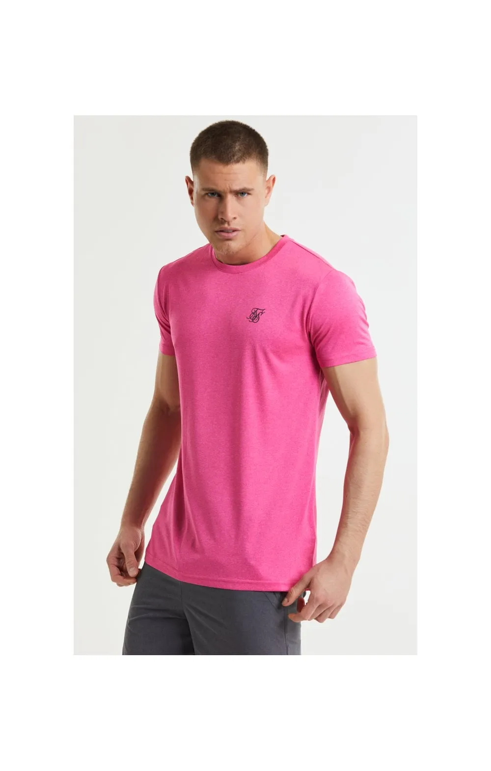 SikSilk Core Poly Tee - Pink sold by Siksilk