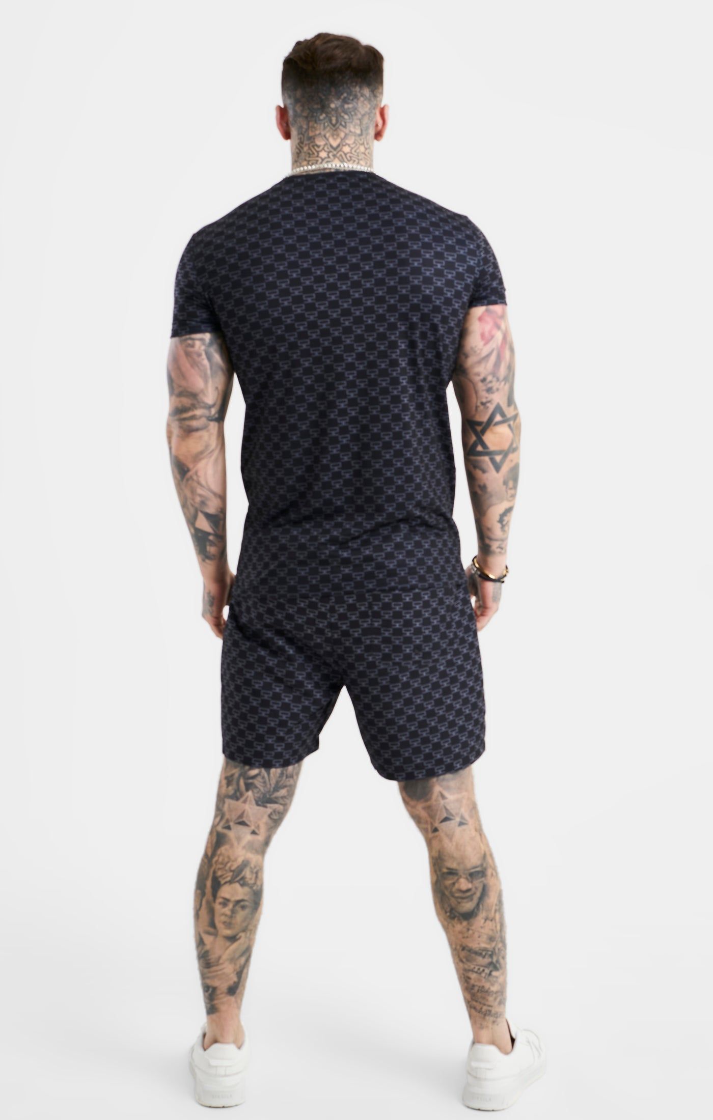 SikSilk Monogram Tee - Black sold by Siksilk product image thumbnail 5
