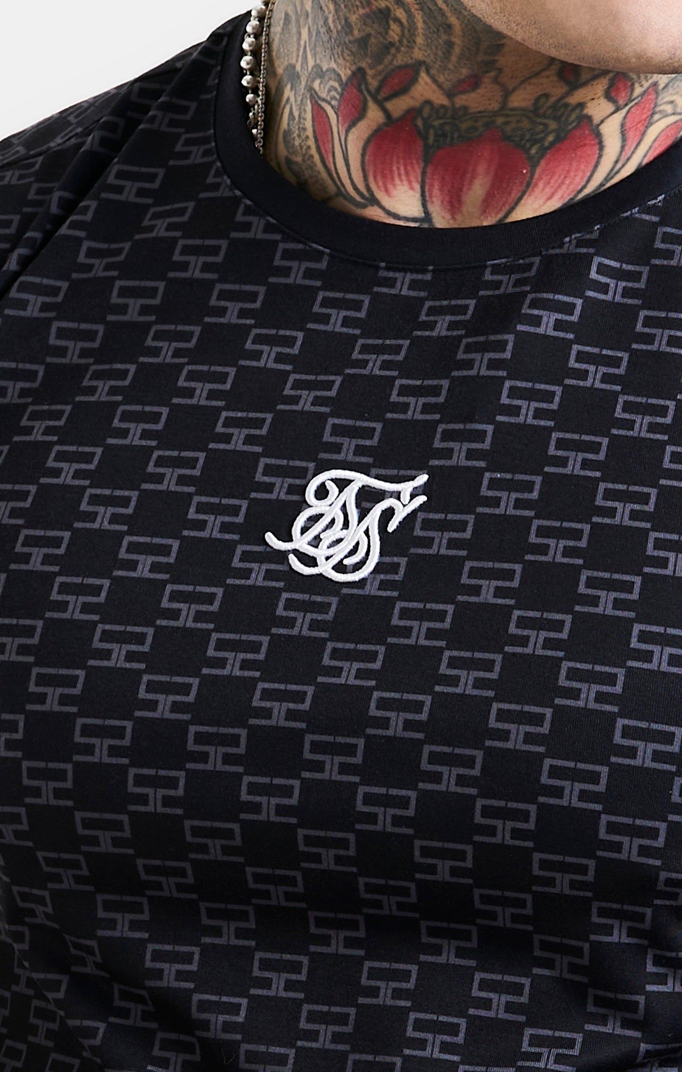 SikSilk Monogram Tee - Black sold by Siksilk product image thumbnail 2