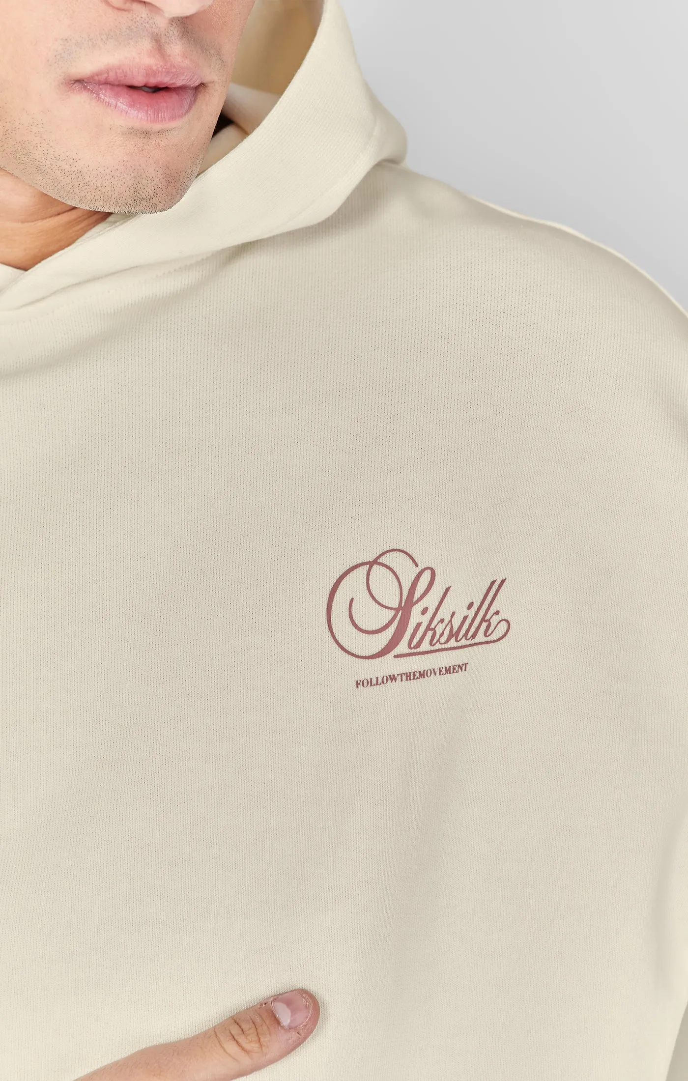 Ecru Graphic Hoodie sold by Siksilk product image thumbnail 3