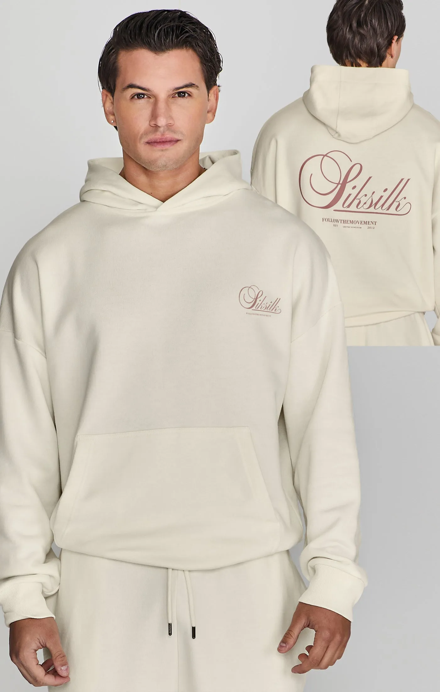 Ecru Graphic Hoodie sold by Siksilk