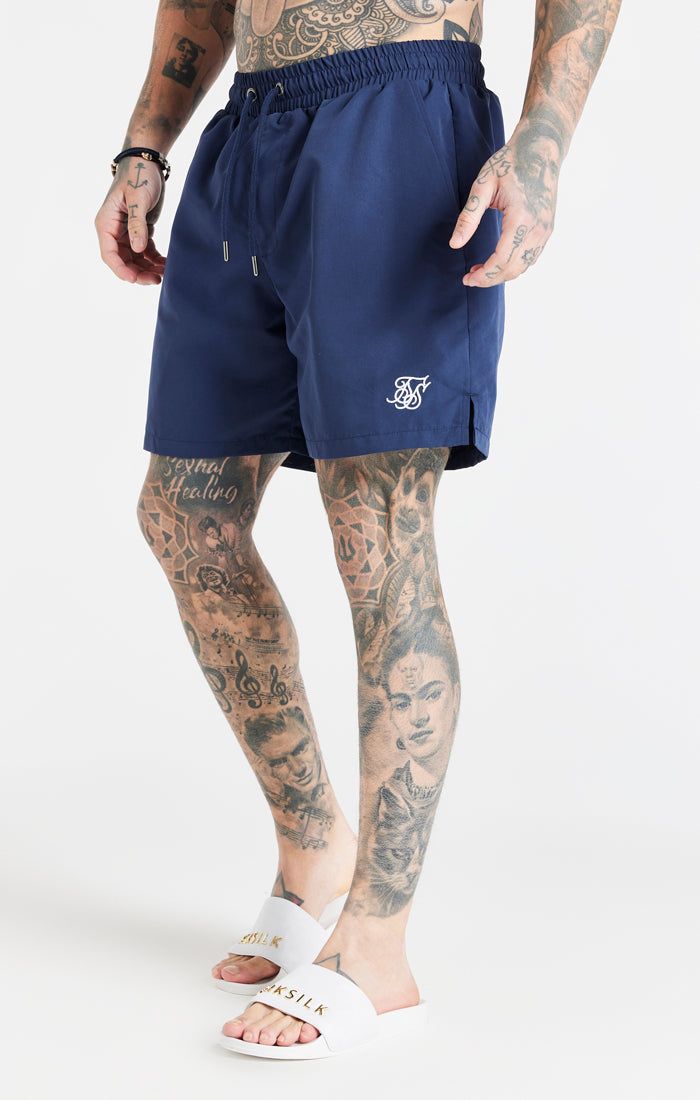 Navy Swim Short sold by Siksilk