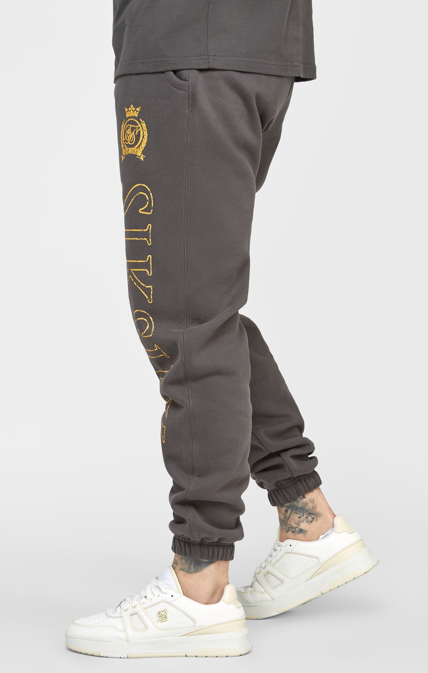 Black & Gold Relaxed Jogger sold by Siksilk product image thumbnail 2