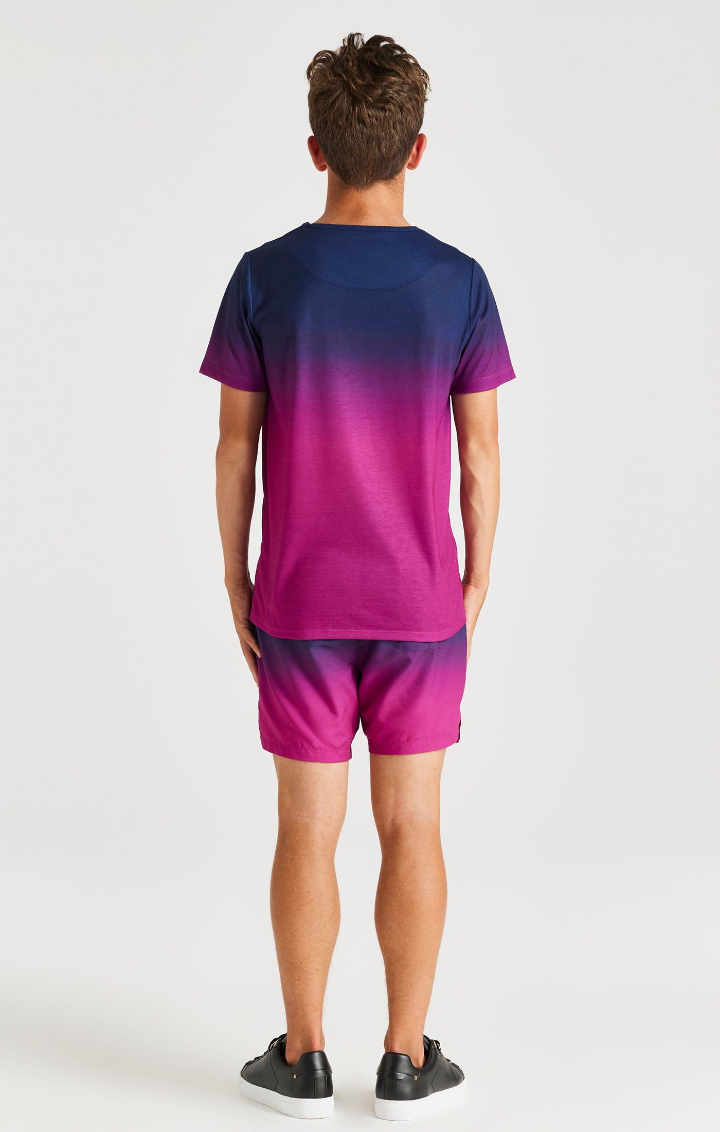 SikSilk Fade Swim Shorts - Navy & Pink sold by Siksilk product image thumbnail 5