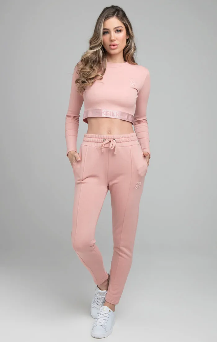 SikSilk High Waist Joggers - Pink sold by Siksilk product image thumbnail 2
