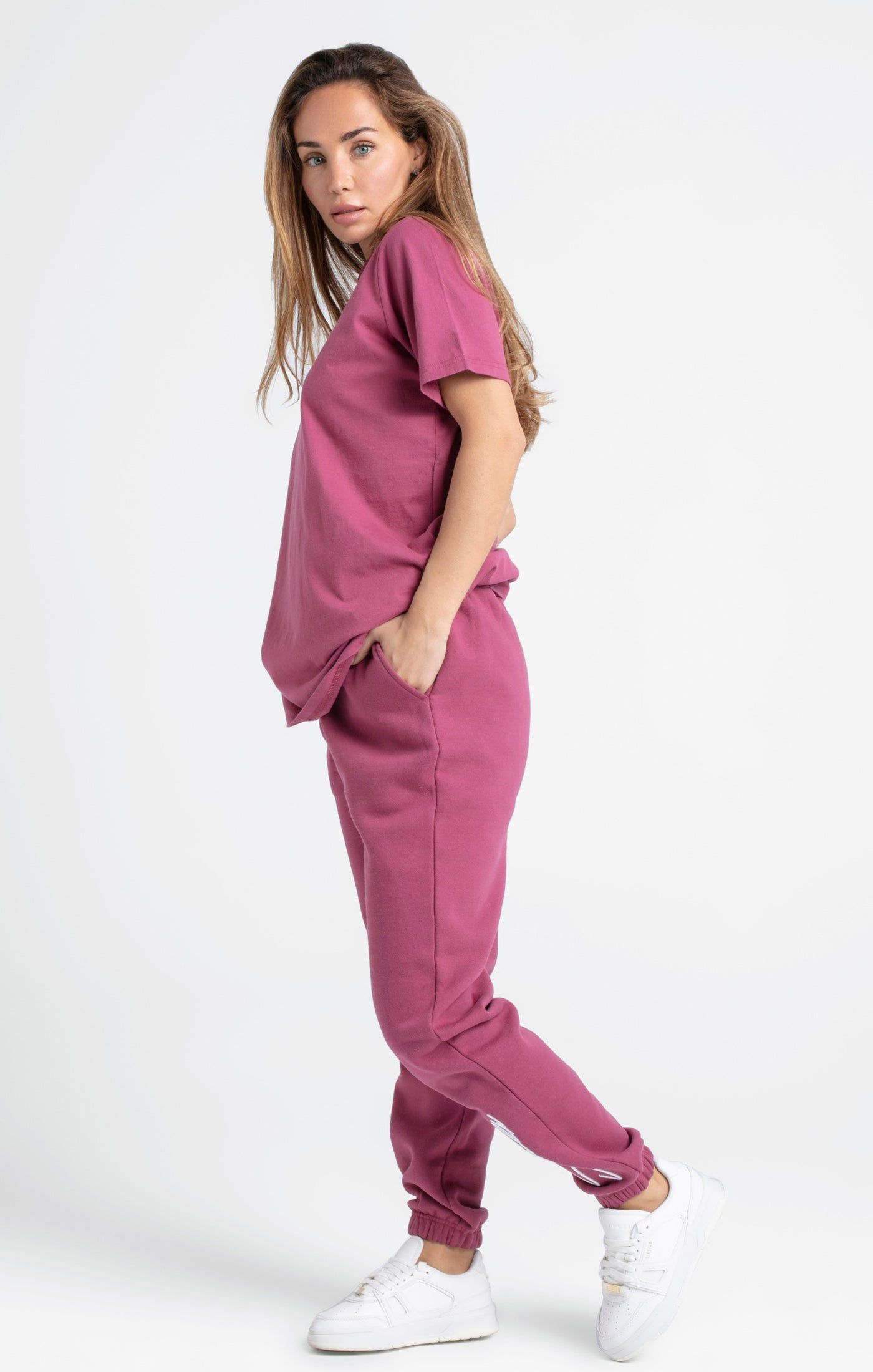 Pink Signature Boyfriend T-Shirt sold by Siksilk product image thumbnail 4