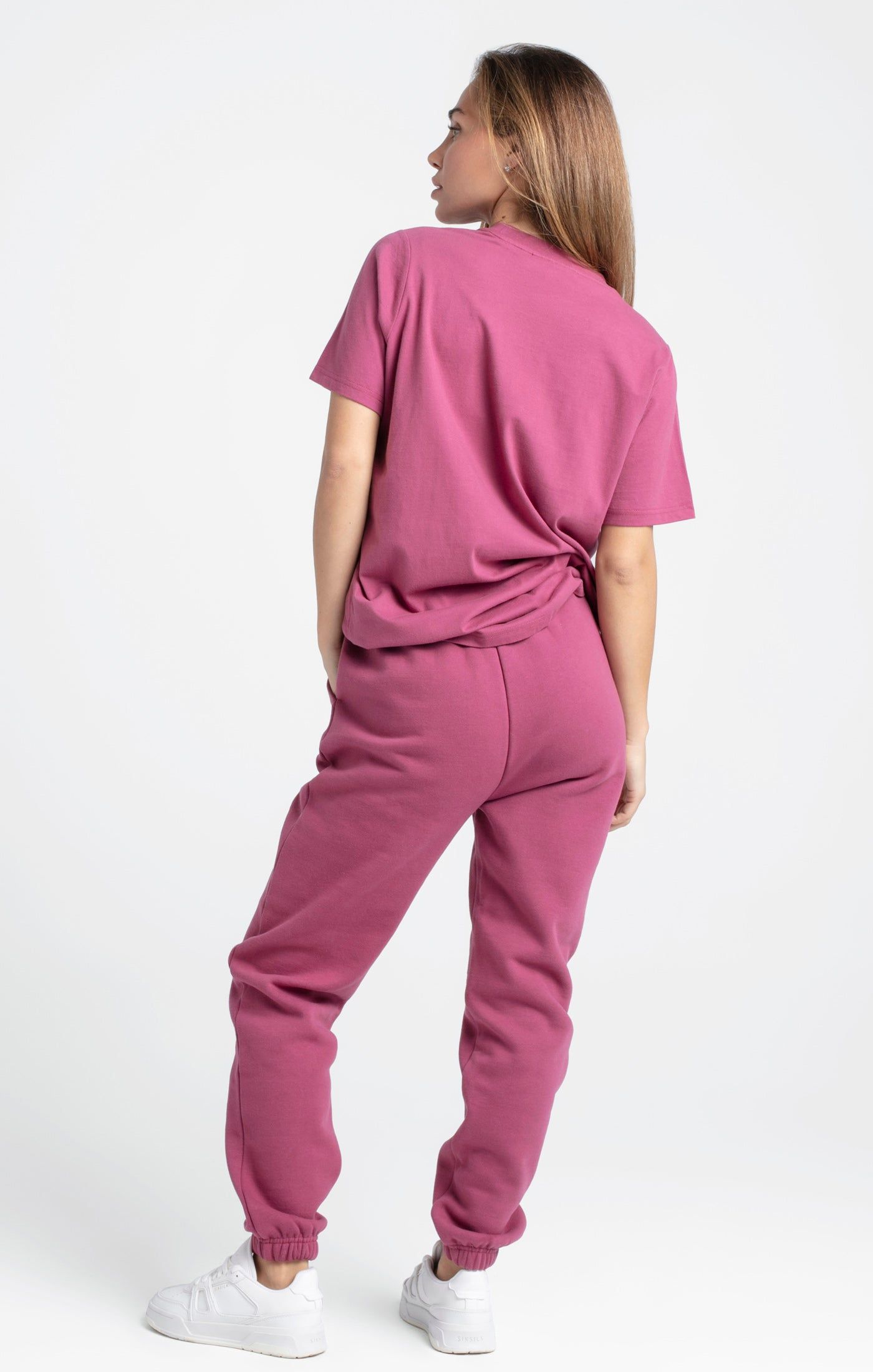 Pink Signature Boyfriend T-Shirt sold by Siksilk product image thumbnail 5