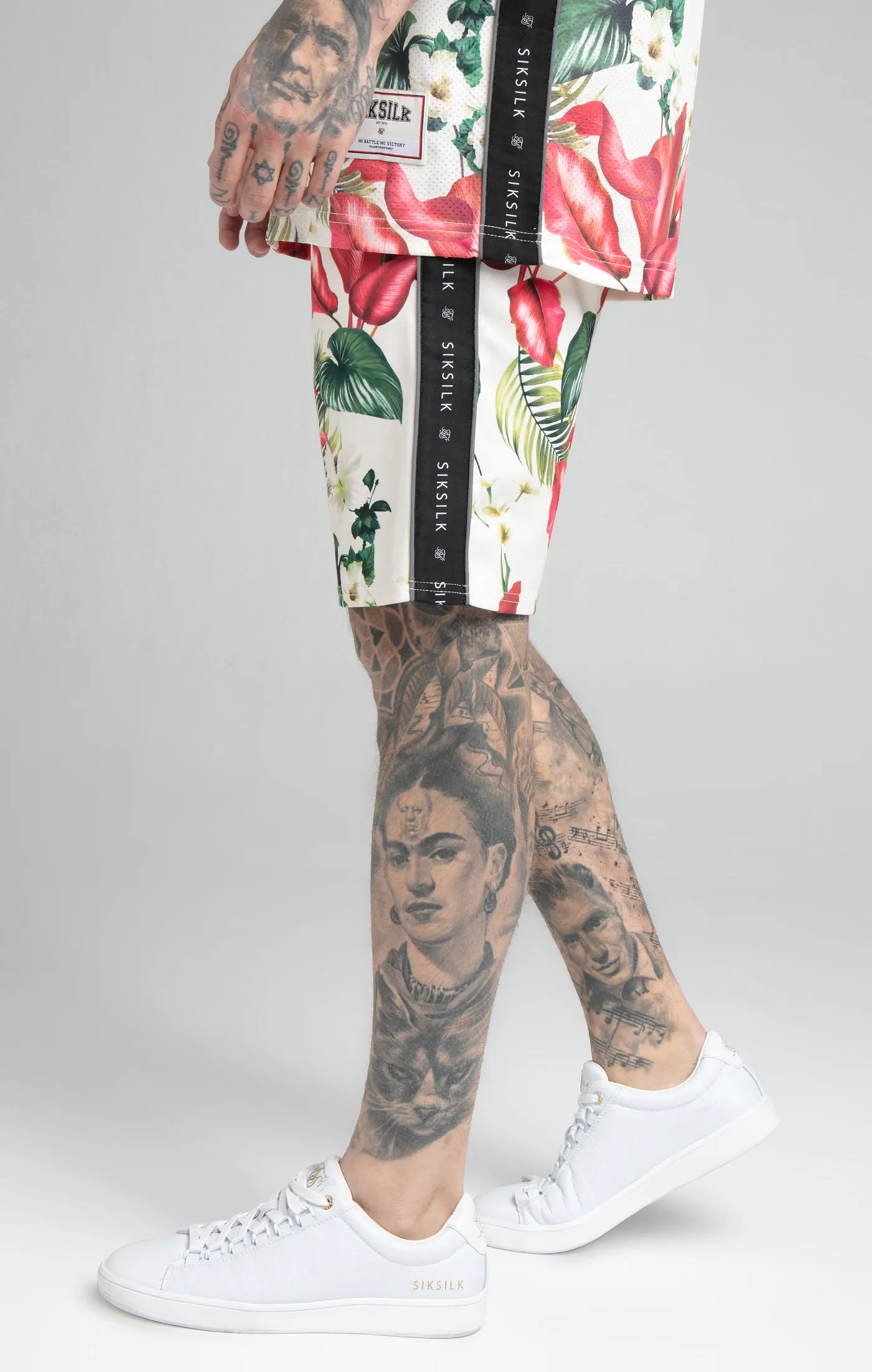 Ecru Retro Tape Short sold by Siksilk product image thumbnail 2