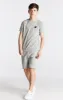 Boys Grey Marl Essentials Fleece Short sold by Siksilk