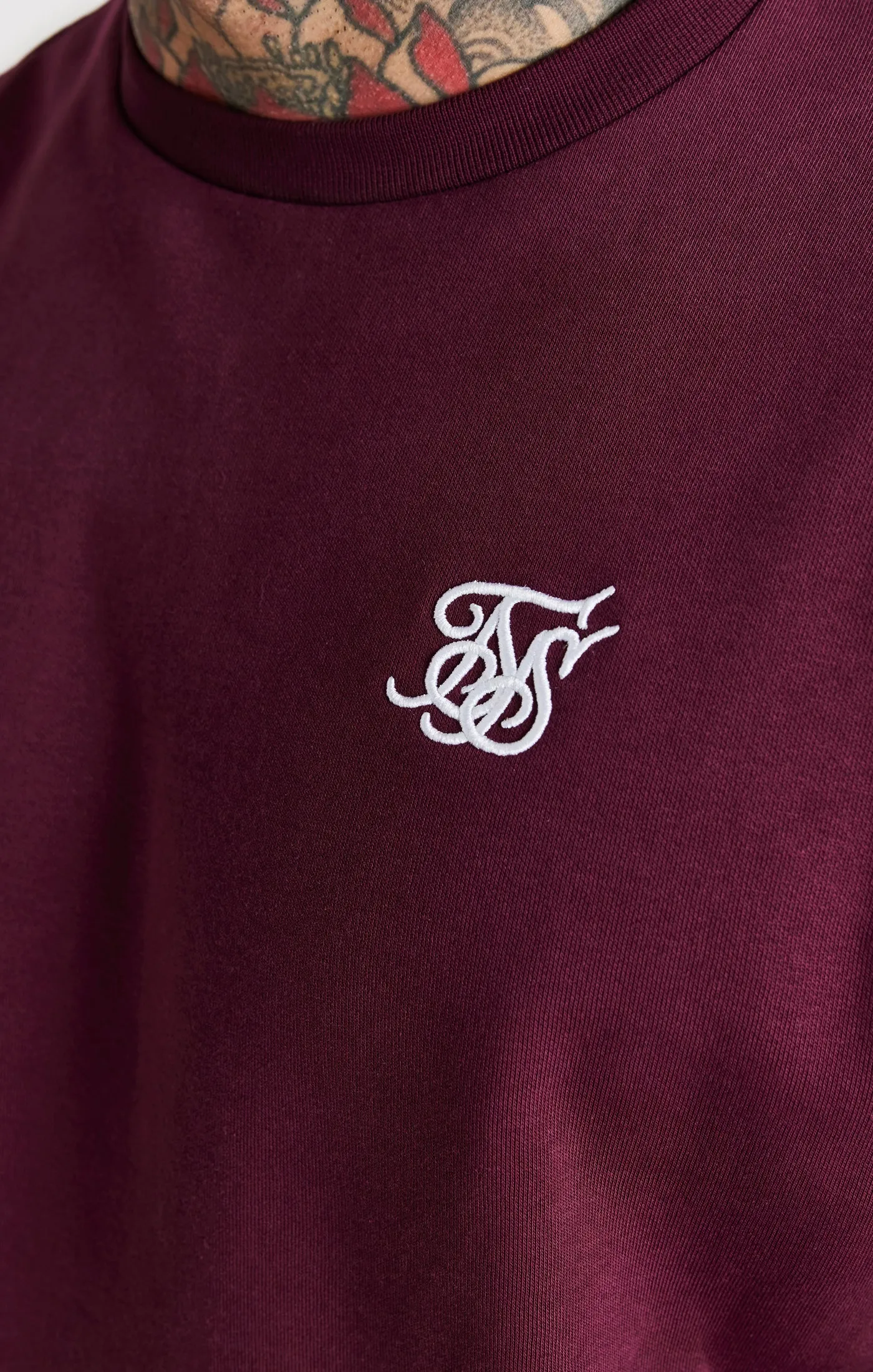 Burgundy Essential Sweatshirt sold by Siksilk product image thumbnail 2