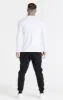White Essential Long Sleeve Muscle Fit T-Shirt sold by Siksilk