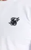 White Essential Long Sleeve Muscle Fit T-Shirt sold by Siksilk