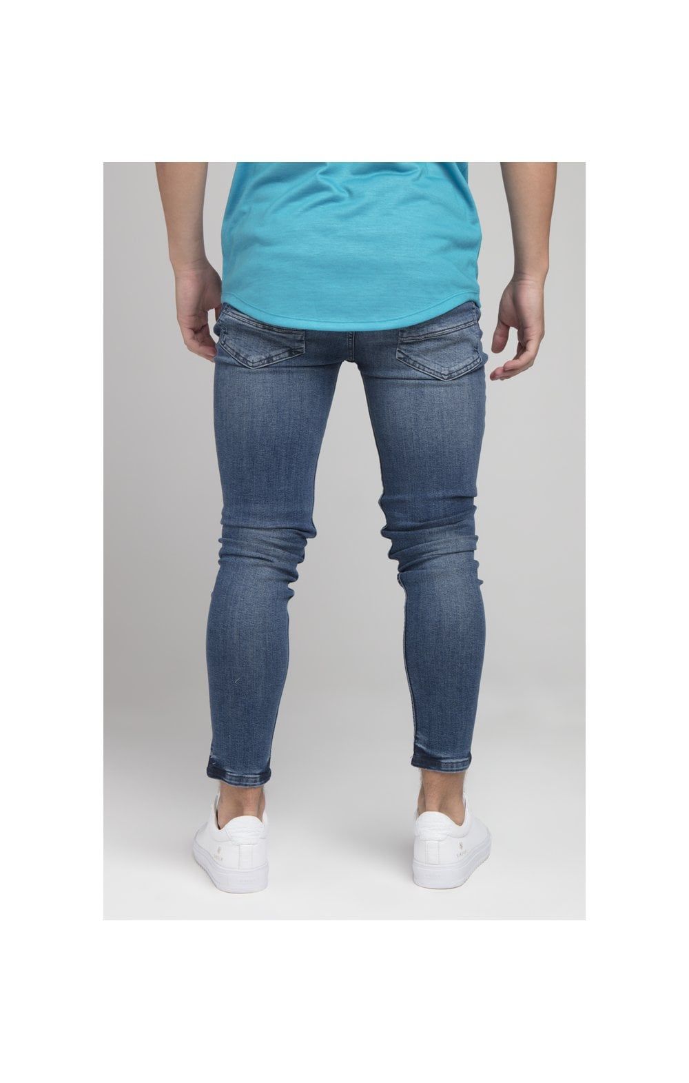 Boys Illusive Mid Wash Skinny Denim Jean sold by Siksilk product image thumbnail 4