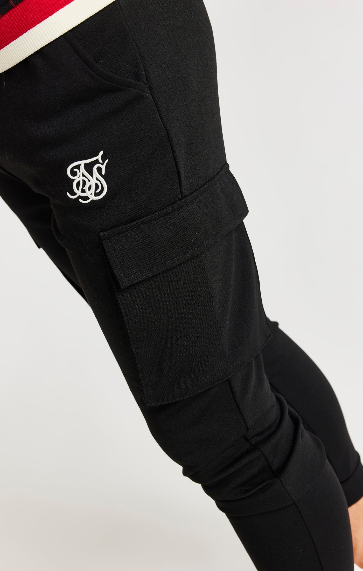 SikSilk Retro Classic Cargo Pants - Black sold by Siksilk product image thumbnail 7