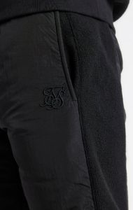Black Hybrid Overhead Hoodie sold by Siksilk