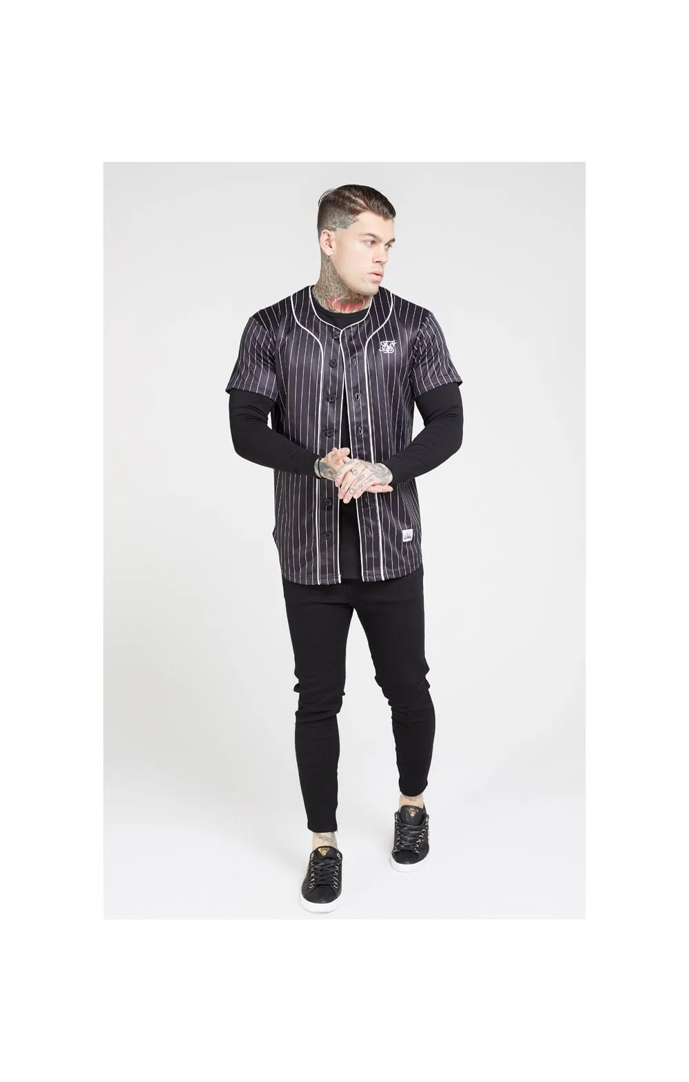 SikSilk Drop Crotch Jeans – Black sold by Siksilk product image thumbnail 3