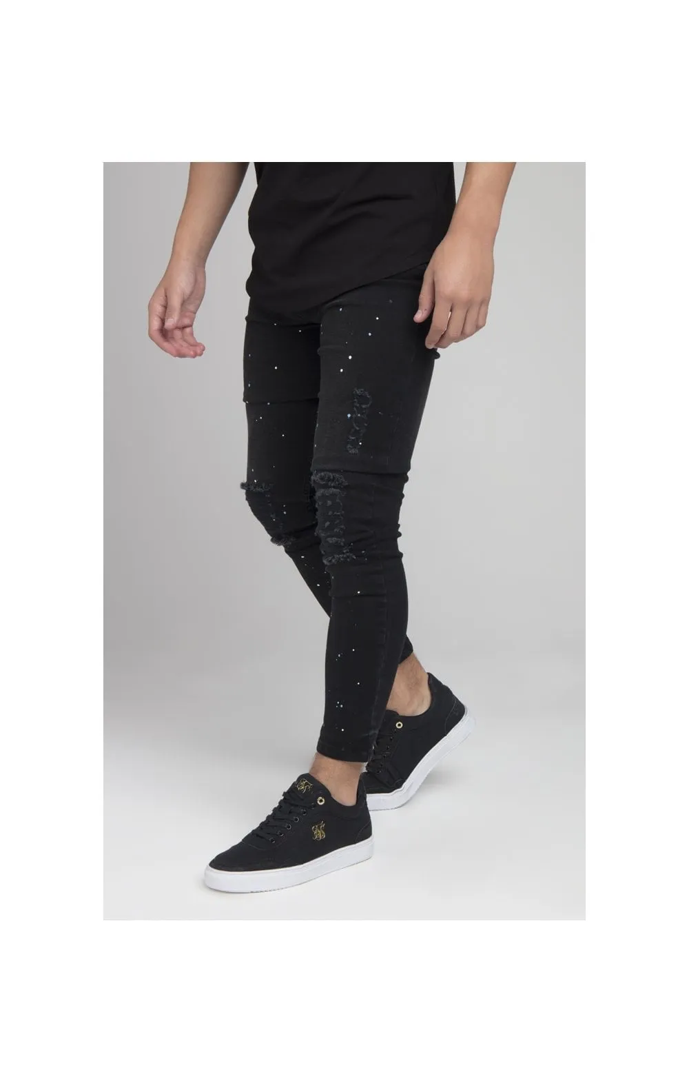 Boys Illusive Black Denim Jean sold by Siksilk