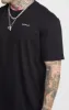 Black Oversized Back Logo T-Shirt sold by Siksilk