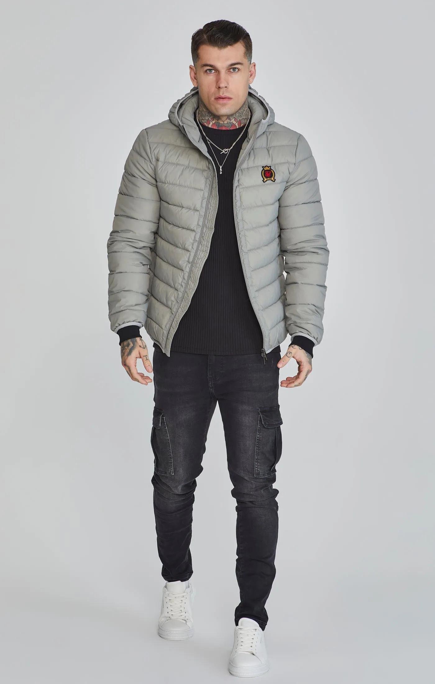 Grey Bubble Jacket sold by Siksilk product image thumbnail 2
