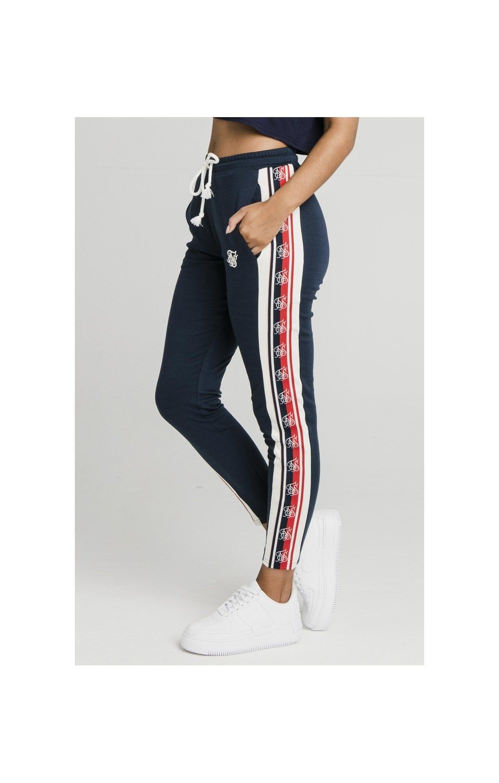SikSilk Classic Tape Jogger - Navy sold by Siksilk