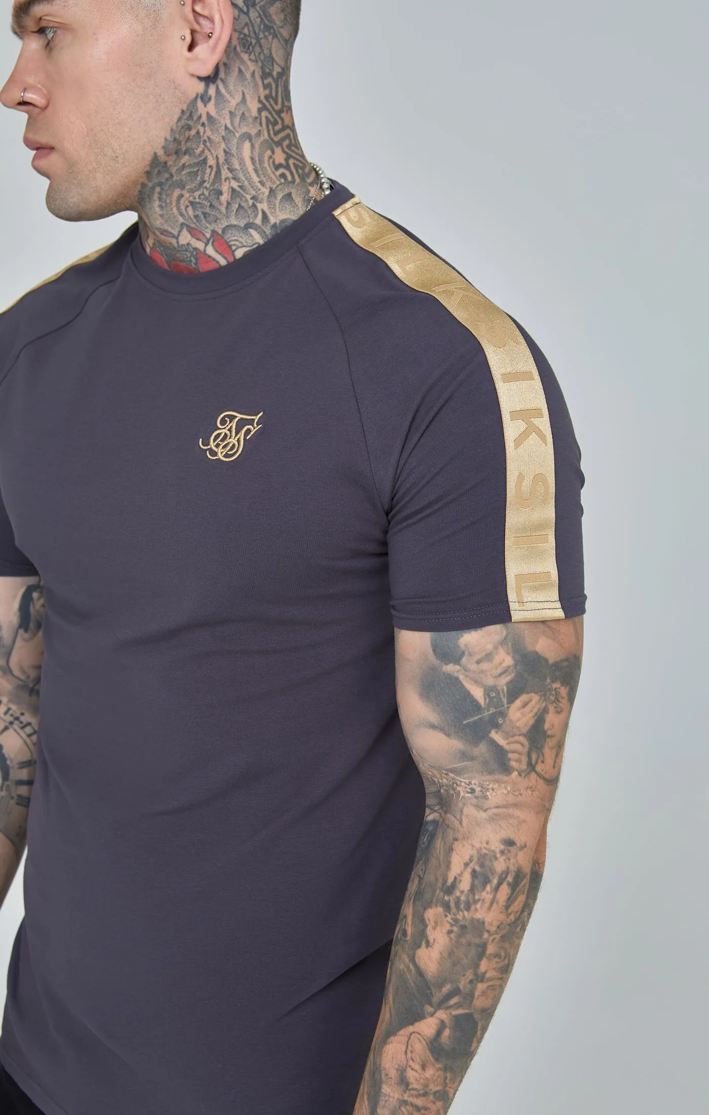 Gold Tape T Shirt sold by Siksilk product image thumbnail 3