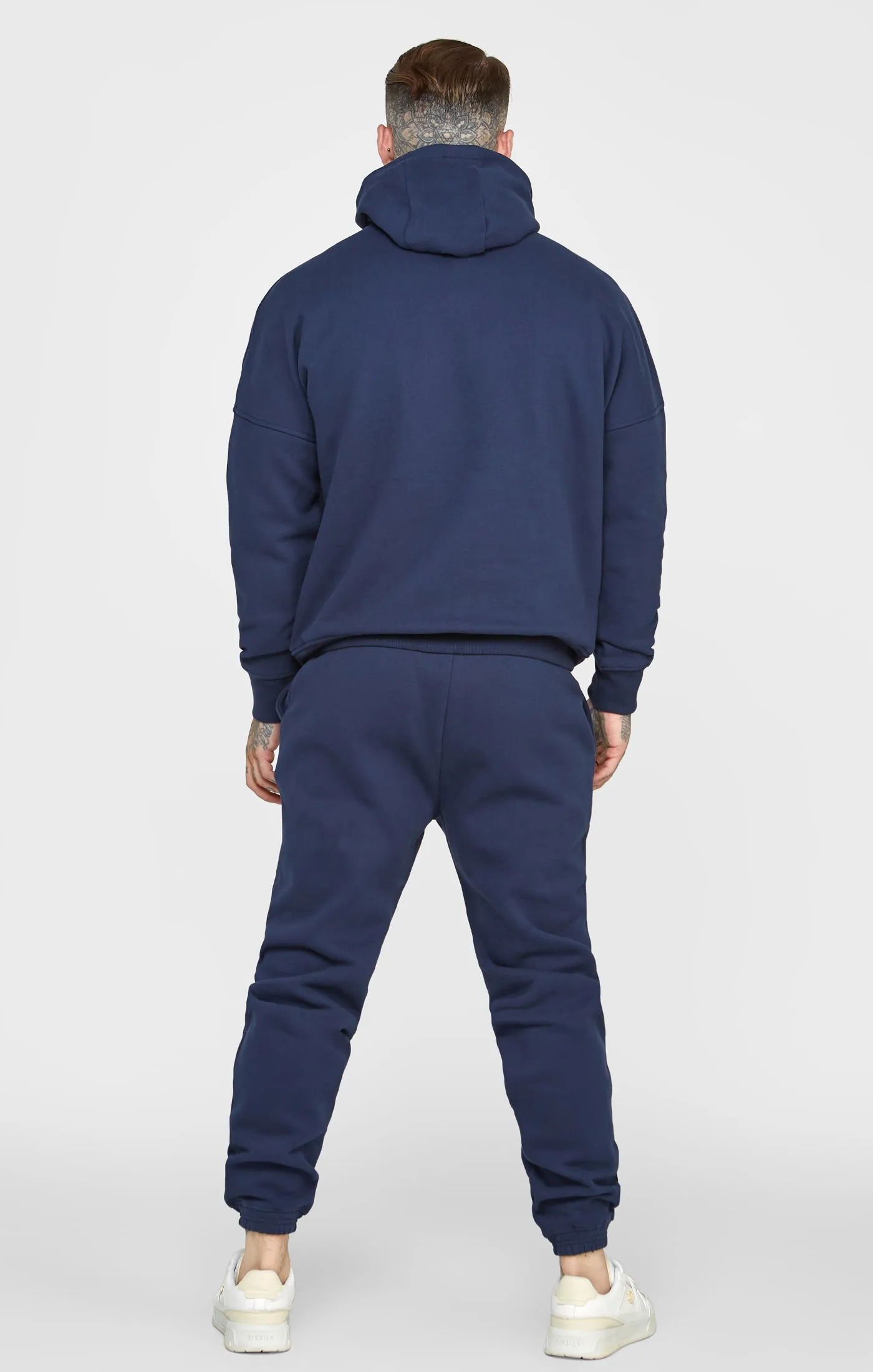 Navy Embroidery Relaxed Fit Jogger sold by Siksilk product image thumbnail 5