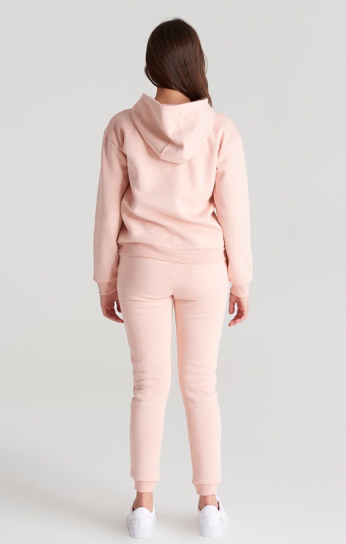 Girls Pink Signature Overhead Hoodie sold by Siksilk product image thumbnail 4