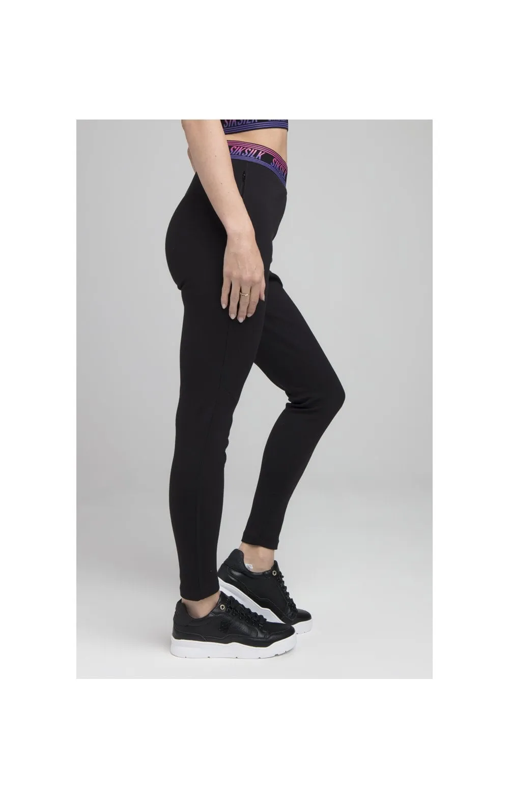 SikSilk Twilight Fade Track Pants - Black sold by Siksilk product image thumbnail 2