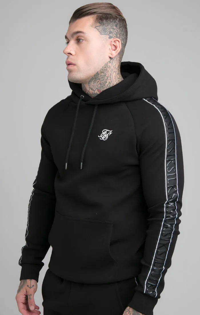 Black Impact Tape Overhead Hoodie sold by Siksilk