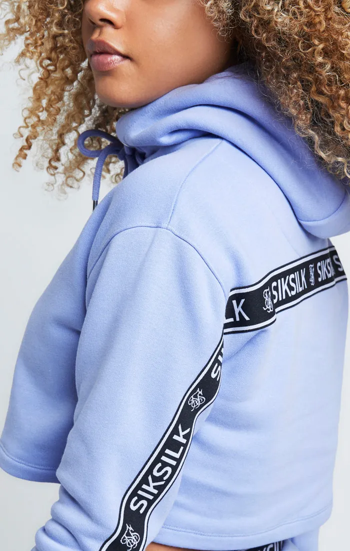 SikSilk Twisted Tape Cropped Hoodie – Violet sold by Siksilk product image thumbnail 2