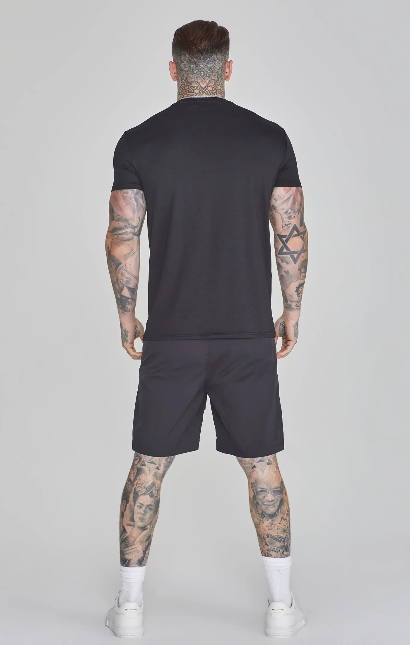 Black Muscle Fit T-Shirt sold by Siksilk product image thumbnail 5