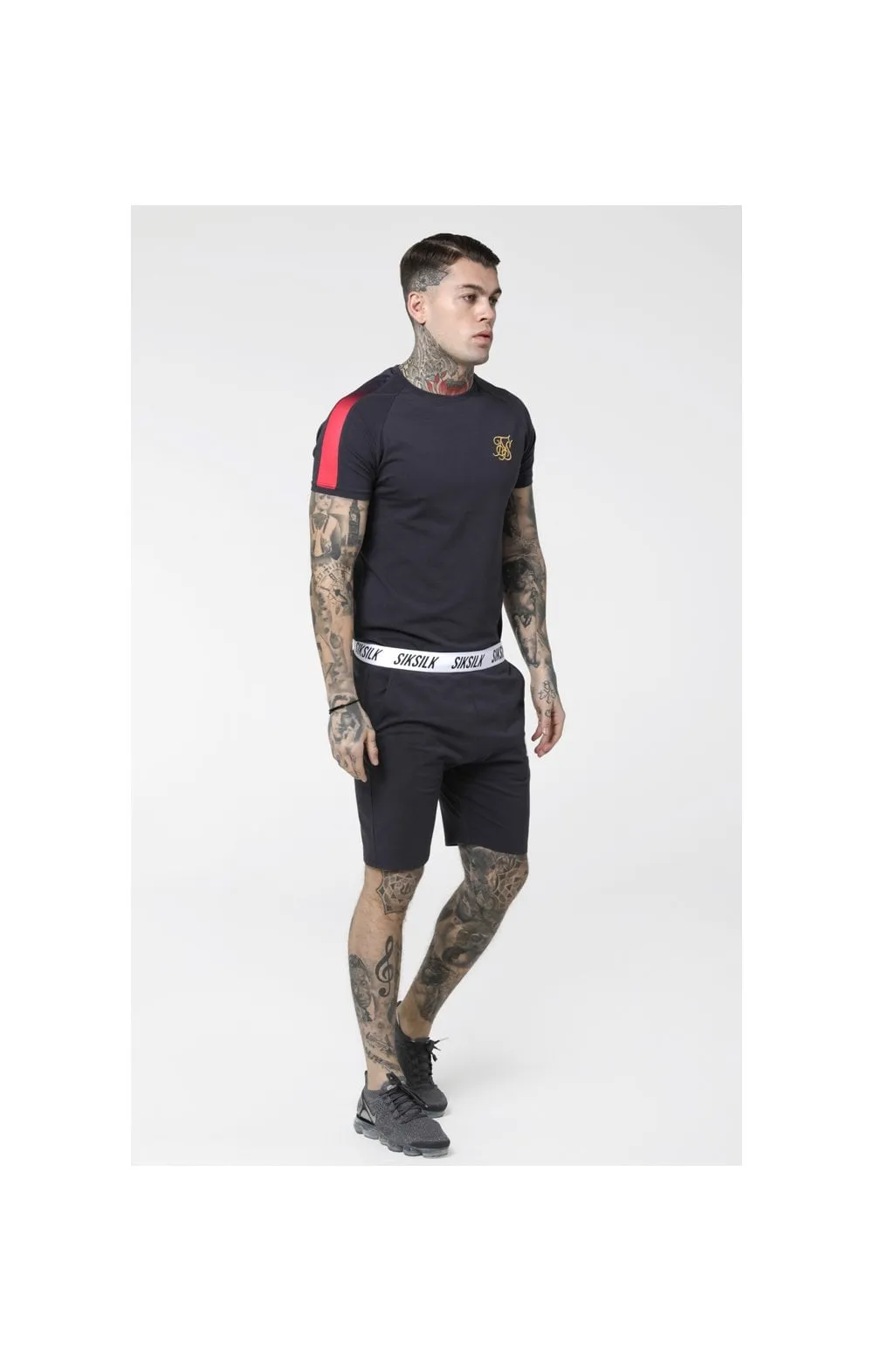 SikSilk Fade Panel Tee - Grey sold by Siksilk product image thumbnail 4