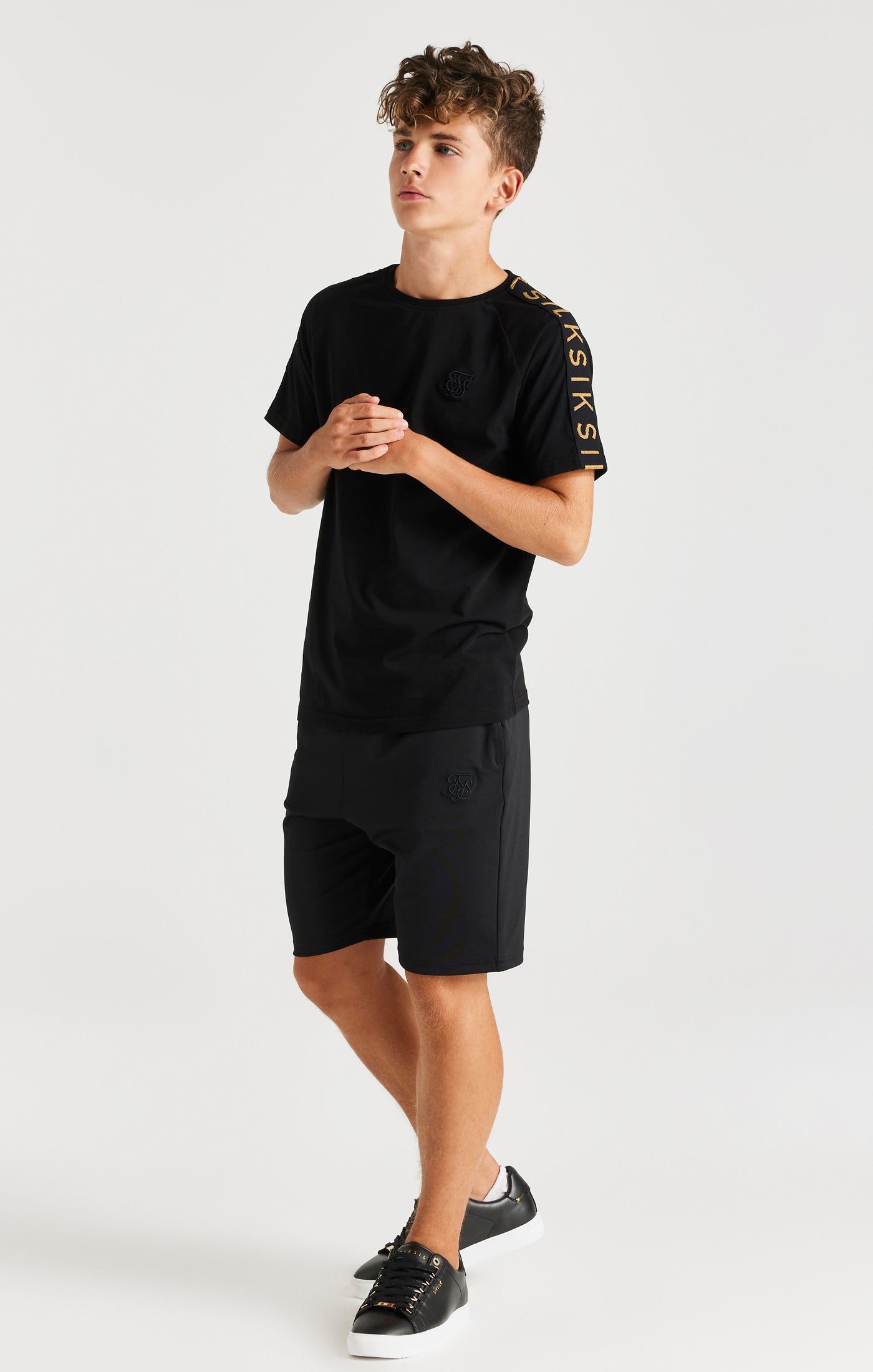 SikSilk Taped Shorts - Black sold by Siksilk product image thumbnail 3