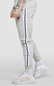 Grey Marl Collegiate Jogger sold by Siksilk