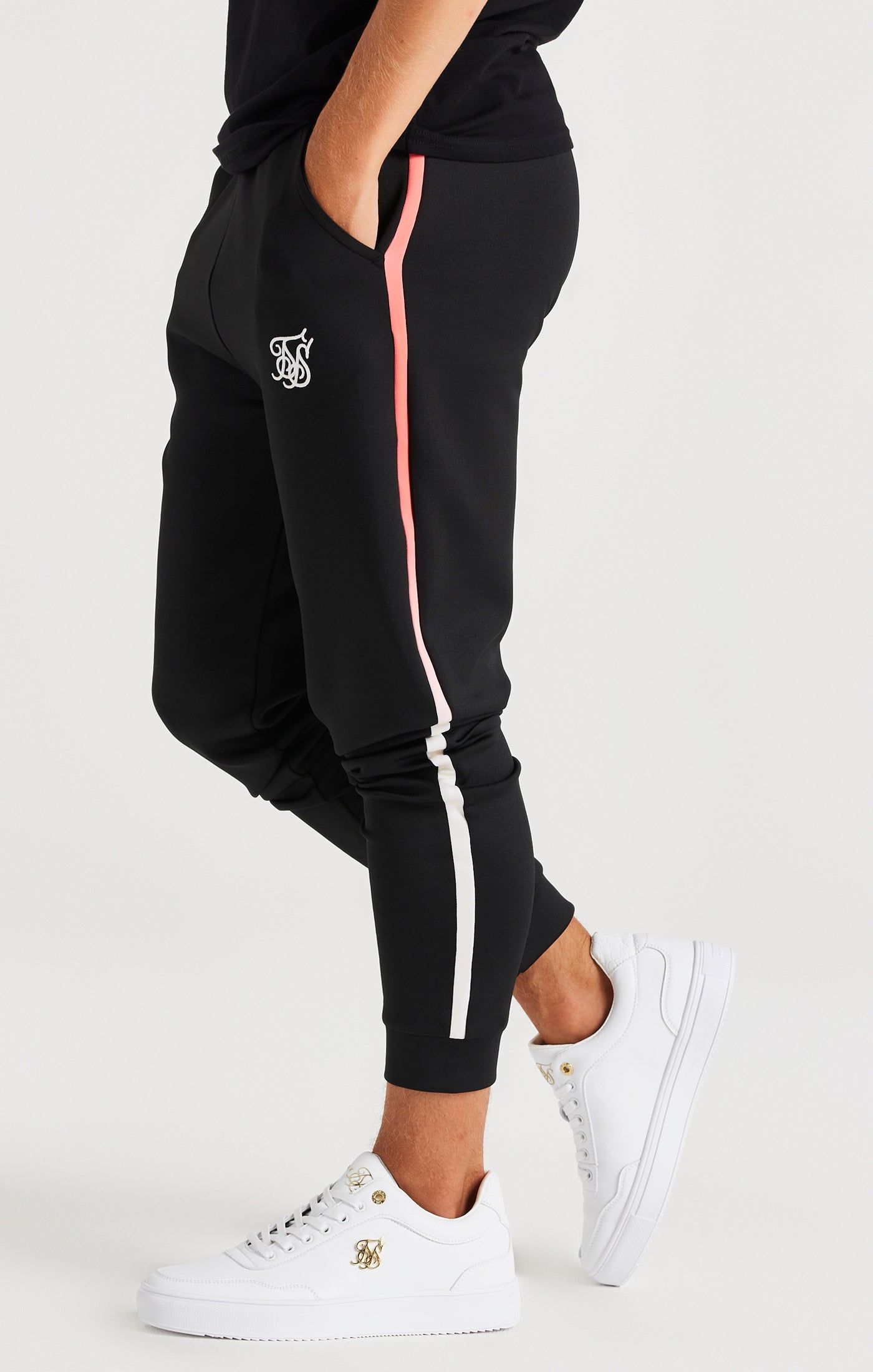 SikSilk Zonal Fade Performance Trousers - Black sold by Siksilk product image thumbnail 2
