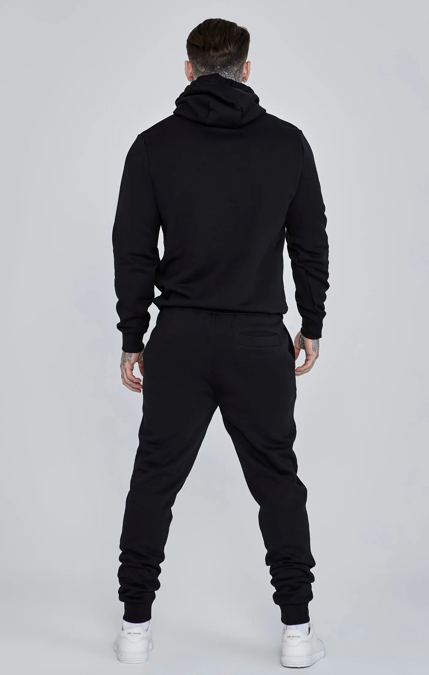 Black Essential Overhead Hoodie sold by Siksilk product image thumbnail 5