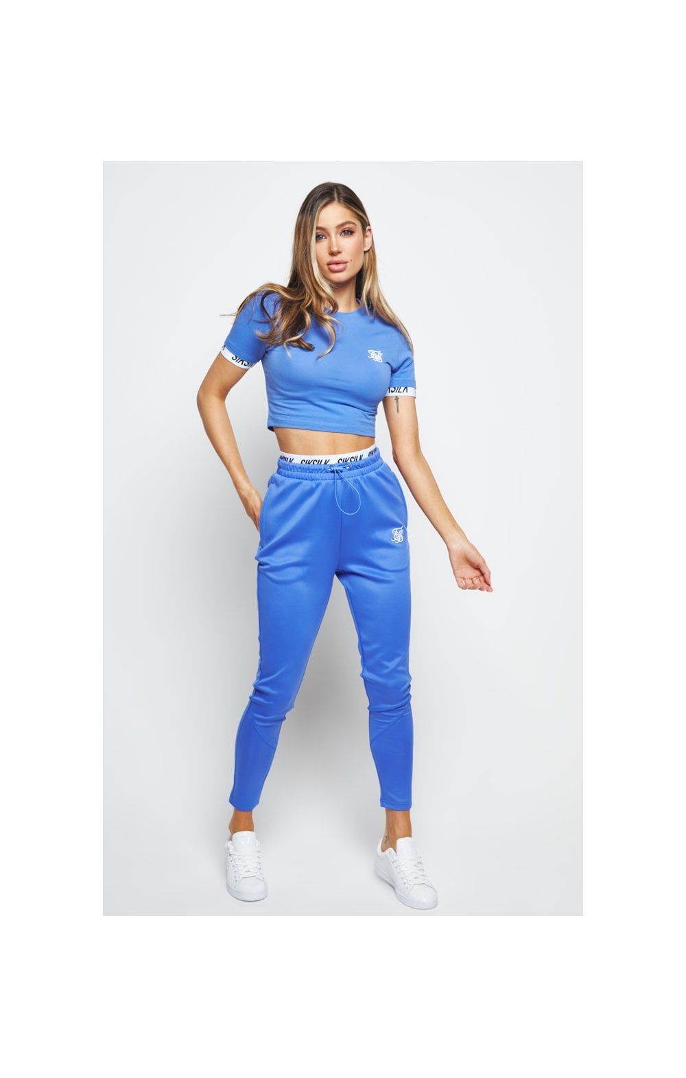 SikSilk Velocity Crop Tee - Blue sold by Siksilk product image thumbnail 8