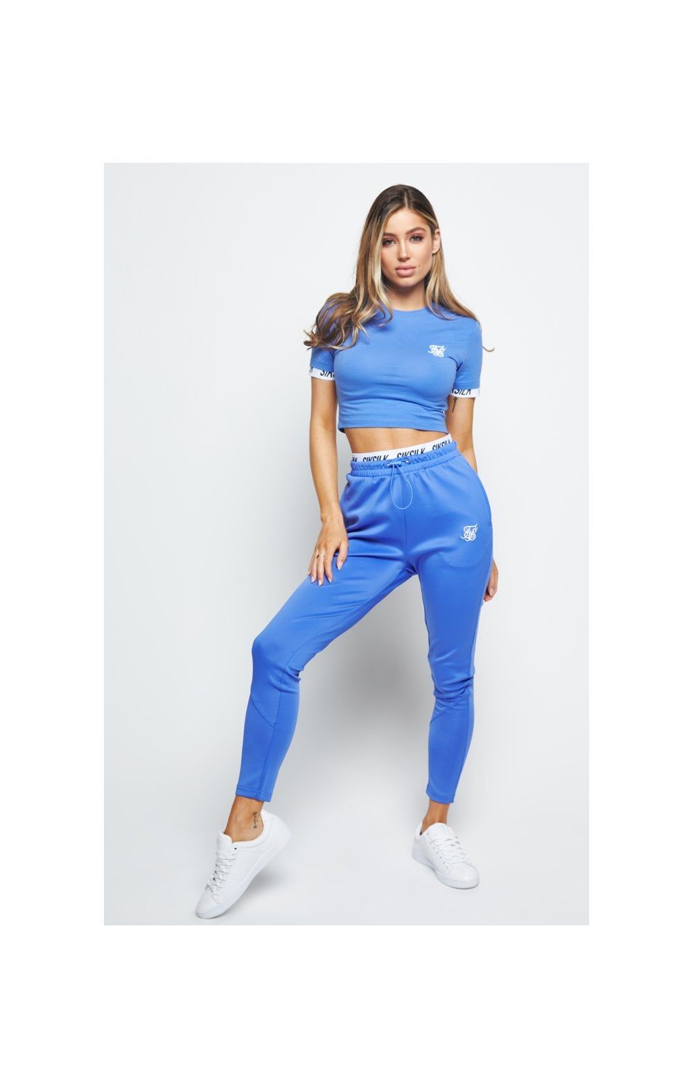 SikSilk Velocity Crop Tee - Blue sold by Siksilk product image thumbnail 5